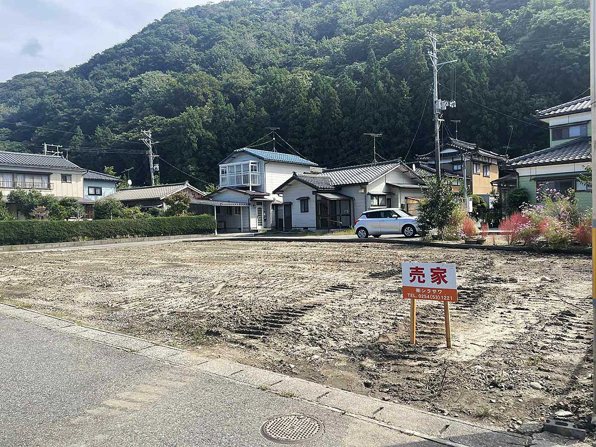 村上若葉町売地