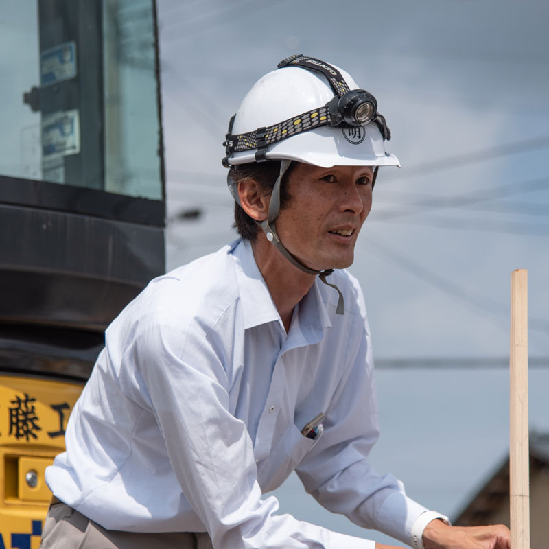 基礎・左官工事 竹部